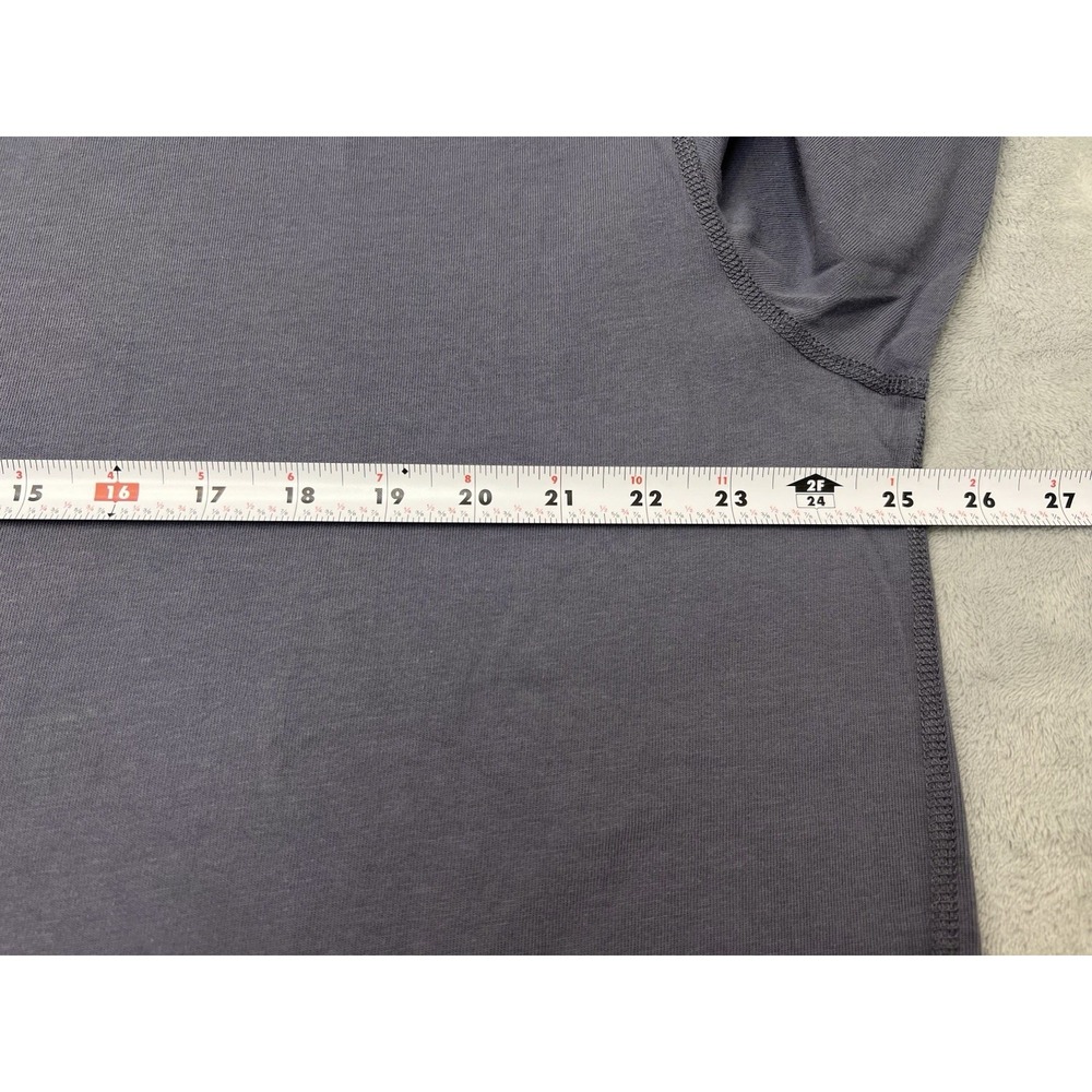 Reigning Champ Shirt Mens XL Blue Long Sleeve Crewneck Cotton Pullover Casual - Picture 7 of 7